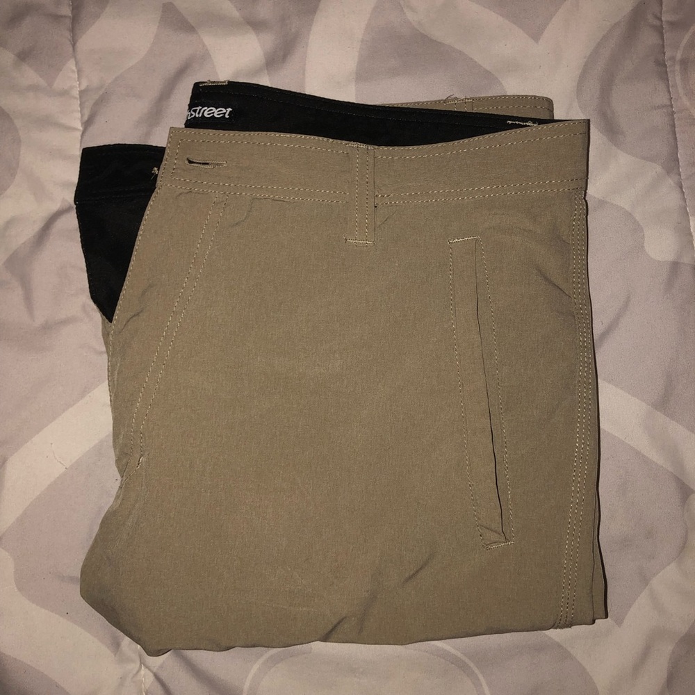 Tan Hybrid Shorts
